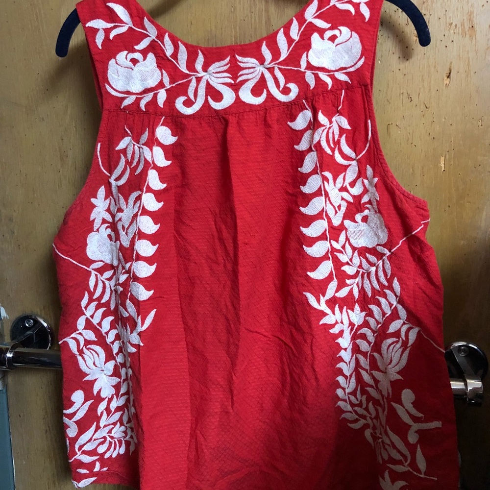 Red Lucky Brand Tank